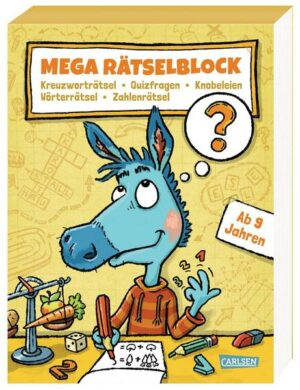 Mega Rätselblock – Kreuzworträtsel