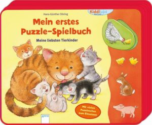 Mein erstes Puzzle-Spielbuch. Meine liebsten Tierkinder