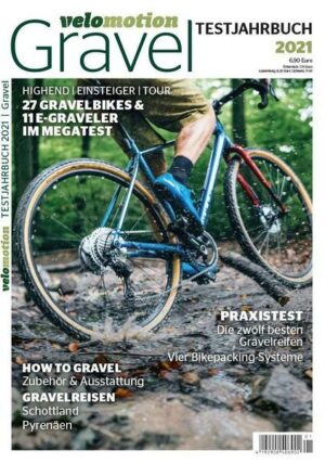 Gravel Velomotion Testjahrbuch 2021