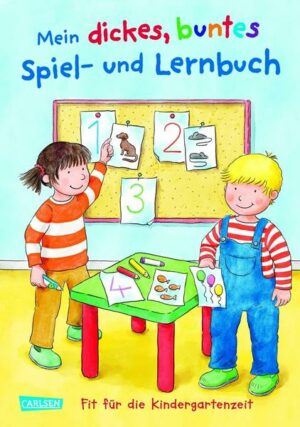 Mein dickes buntes Spiel- und Lernbuch: Fit für die Kindergartenzeit