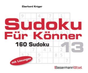 Sudoku für Könner 13 (5 Exemplare à 2