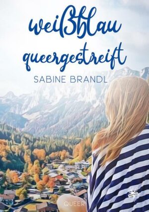 Weißblau queergestreift