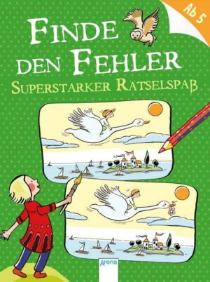 Finde den Fehler. Superstarker Rätselspaß