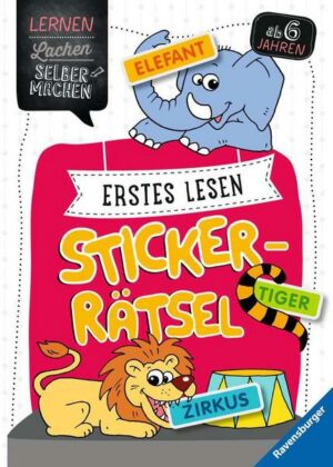 Erstes Lesen Sticker-Rätsel ab 5 Jahren