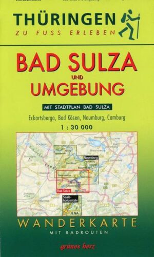 Wanderkarte Bad Sulza und Umgebung