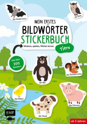 Mein erstes Bildwörter-Stickerbuch – Tiere