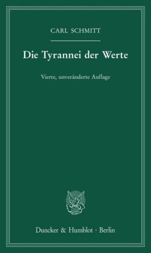 Die Tyrannei der Werte.