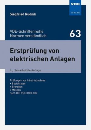 Erstprüfung von elektrischen Anlagen