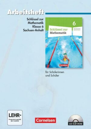 Schlüssel zur Mathematik 6. Schuljahr. Arbeitsheft.