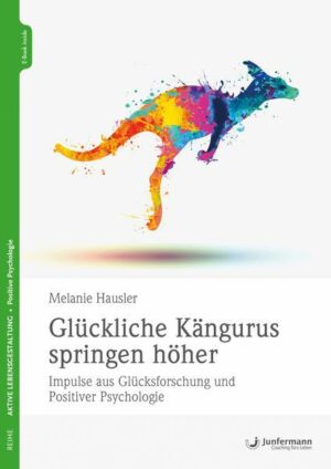 Glückliche Kängurus springen höher