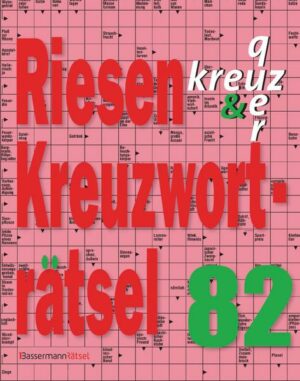 Riesen-Kreuzworträtsel 82