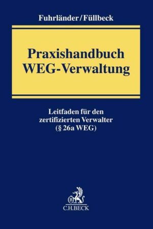 Praxishandbuch WEG-Verwaltung