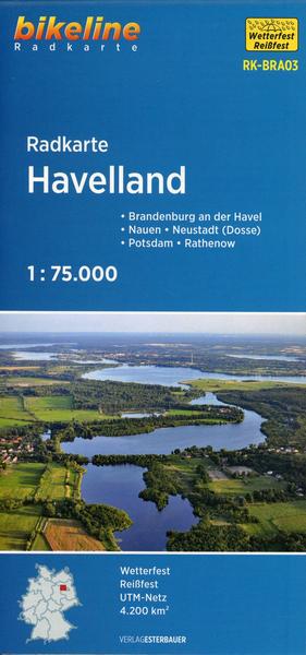 Radkarte Havelland 1:75.000 (RK-BRA03)