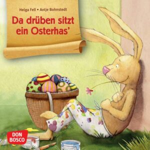 Da drüben sitzt ein Osterhas. Mini-Bilderbuch.