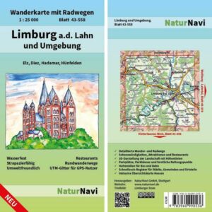 Limburg a.d. Lahn und Umgebung 1 : 25 000