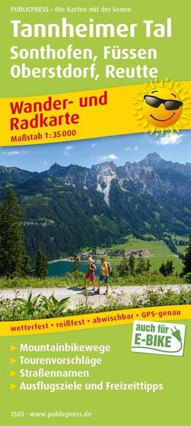 Tannheimer Tal. Wander- und Radkarte  1 : 35 000