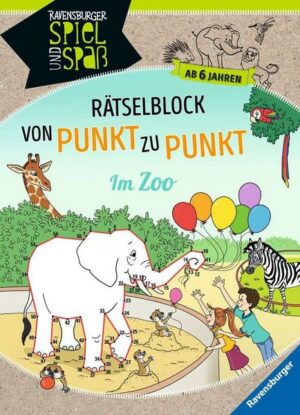 Rätselblock von Punkt zu Punkt: Im Zoo