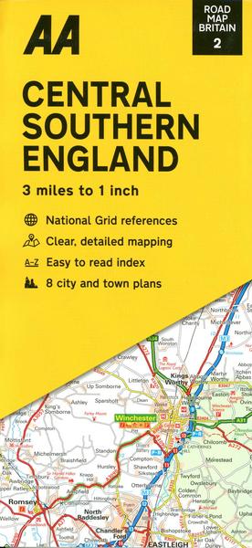 Road Map Britain 02 Central Southern England 1:200 000