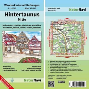 Hintertaunus Mitte 1 : 25 000