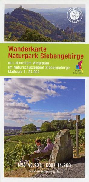 Wanderkarte Naturpark Siebengebirge 1:25.000