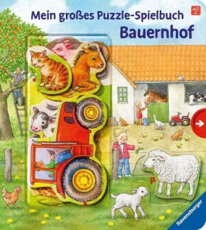 Mein großes Puzzle-Spielbuch: Bauernhof