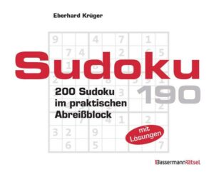 Sudokublock 190 (5 Exemplare à 2