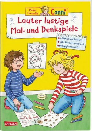 Conni Gelbe Reihe (Beschäftigungsbuch): Lauter lustige Mal- und Denkspiele