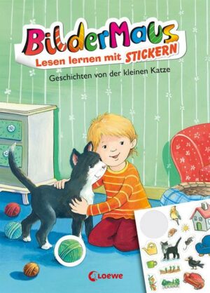 Bildermaus - Lesen lernen mit Stickern - Geschichten von der kleinen Katze