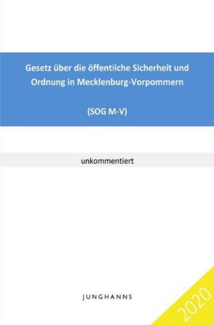 Gesetz über die öffentliche Sicherheit und Ordnung in Mecklenburg-Vorpommern