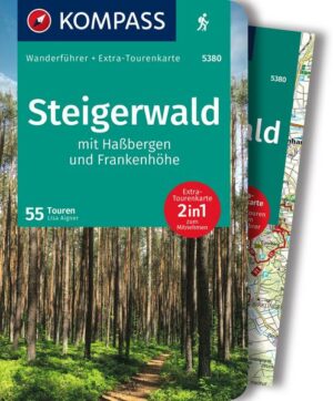 KOMPASS Wanderführer 5380 Steigerwald mit Haßbergen und Frankenhöhe