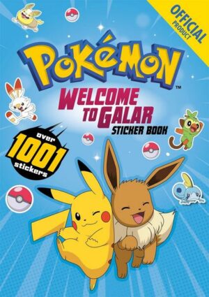 Pokemon Welcome to Galar 1001 Sticker Book