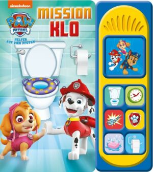 PAW Patrol: Mission Klo - Nickelodeon - Pappbilderbuch mit 7 spannenden Geräuschen für Kinder ab 3 Jahren