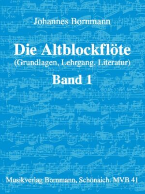 Die Altblockflöte - Band 1