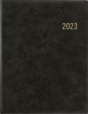 Wochenbuch anthrazit 2023 - Bürokalender 21x26