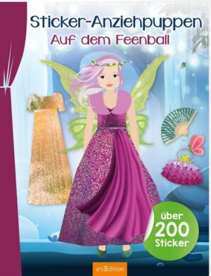 Sticker-Anziehpuppen Auf dem Feenball