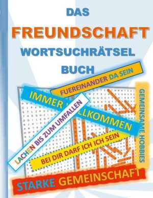 Das Freundschaft Wortsuchrätsel Buch