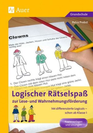 Logischer Rätselspaß zur Lese- und Wahrnehmungsförderung