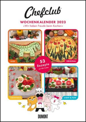 Chefclub 2023 Wochenkalender - Rezeptkalender - Küchenkalender - 21x29