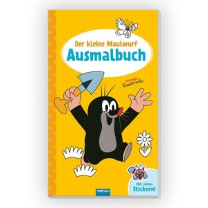 Trötsch Der kleine Maulwurf Ausmalbuch mit Stickern