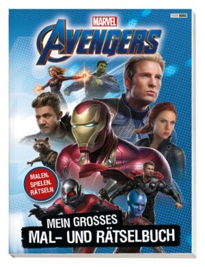 Marvel Avengers: Mein großes Mal- und Rätselbuch