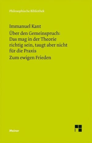 Über den Gemeinspruch: Das mag in der Theorie richtig sein