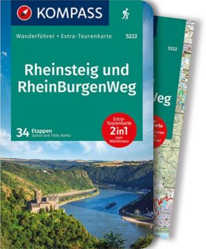 KOMPASS Wanderführer 5223 Rheinsteig RheinBurgenWeg