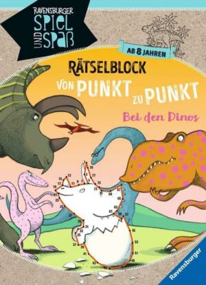 Rätselblock von Punkt zu Punkt: Bei den Dinos