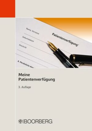 Meine Patientenverfügung