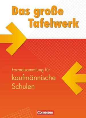 Tafelwerk für kaufmännische Schulen