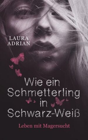 Wie ein Schmetterling in Schwarz-Weiß