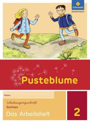 Pusteblume. Das Sprachbuch 2. Arbeitsheft + Lernentwicklungsheft. Schulausgangsschrift. Sachsen