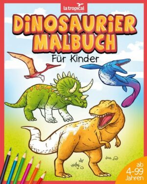 Dinosaurier Malbuch für Kinder