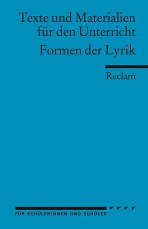 Formen der Lyrik