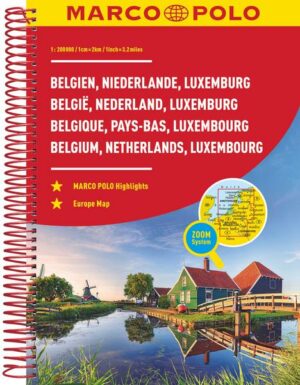 MARCO POLO Reiseatlas Benelux